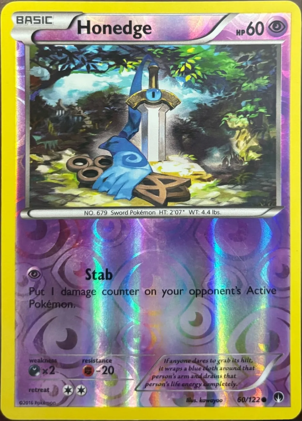 Honedge 60/122, XY: BREAKpoint