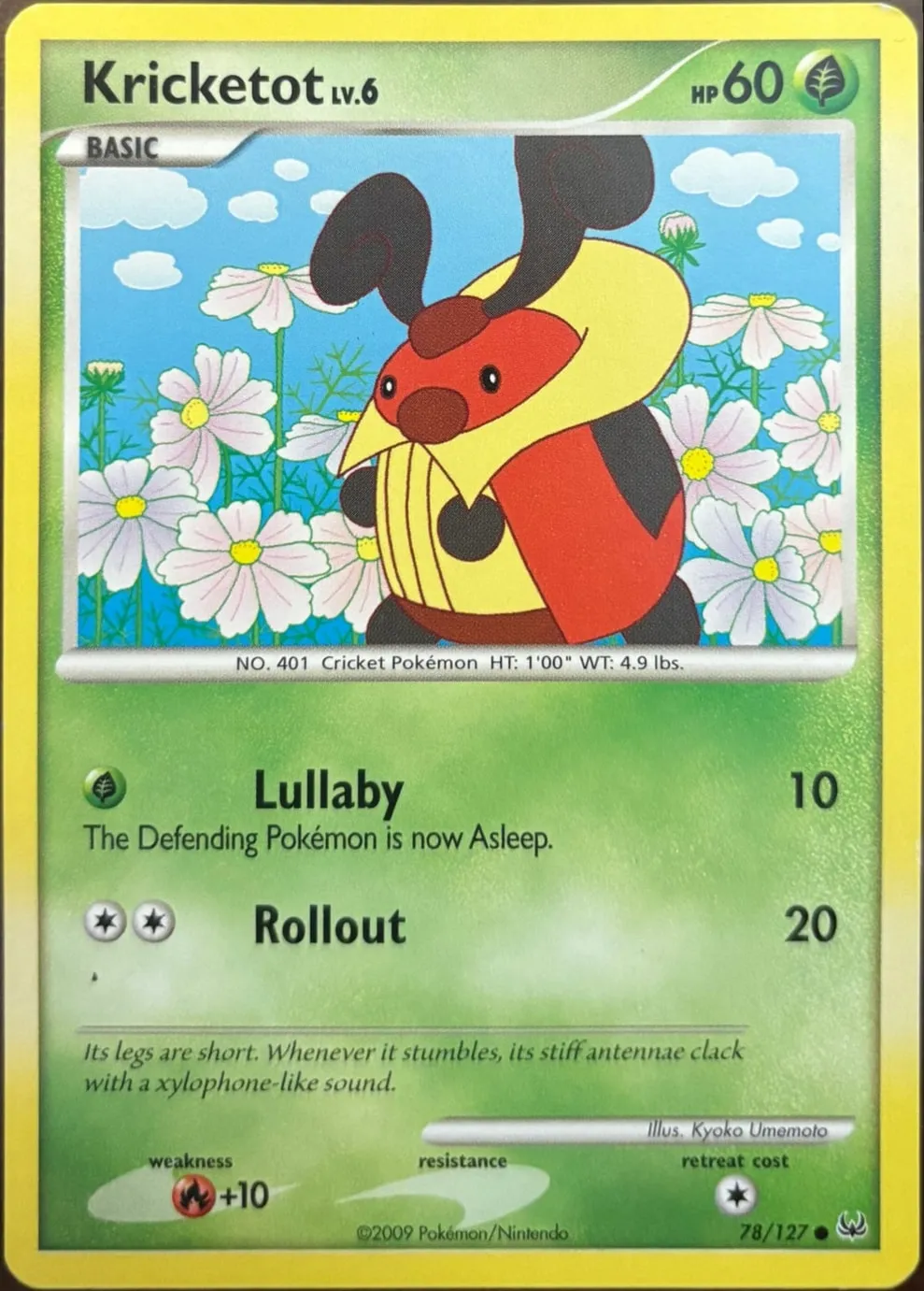 Kricketot 78/127, Platinum