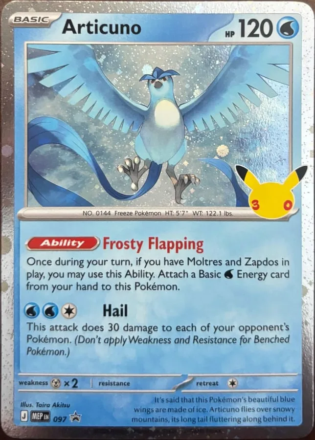 Articuno MEP 097, Mega Evolution Promos