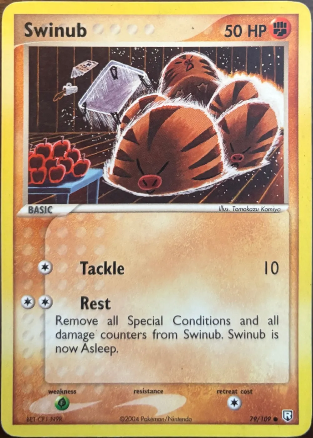 Swinub 79/109, EX Team Rocket Returns
