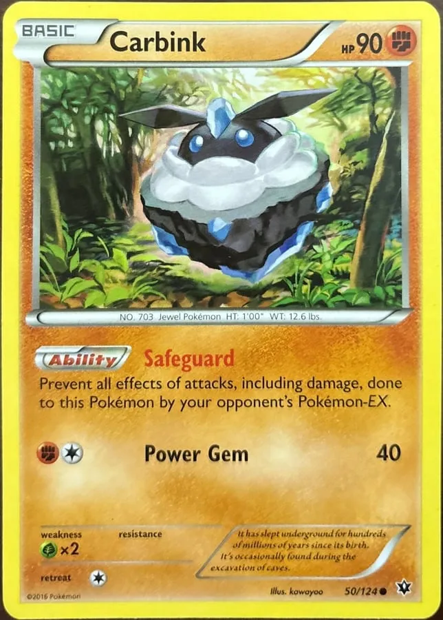 Carbink 50/124, XY: Fates Collide — Front