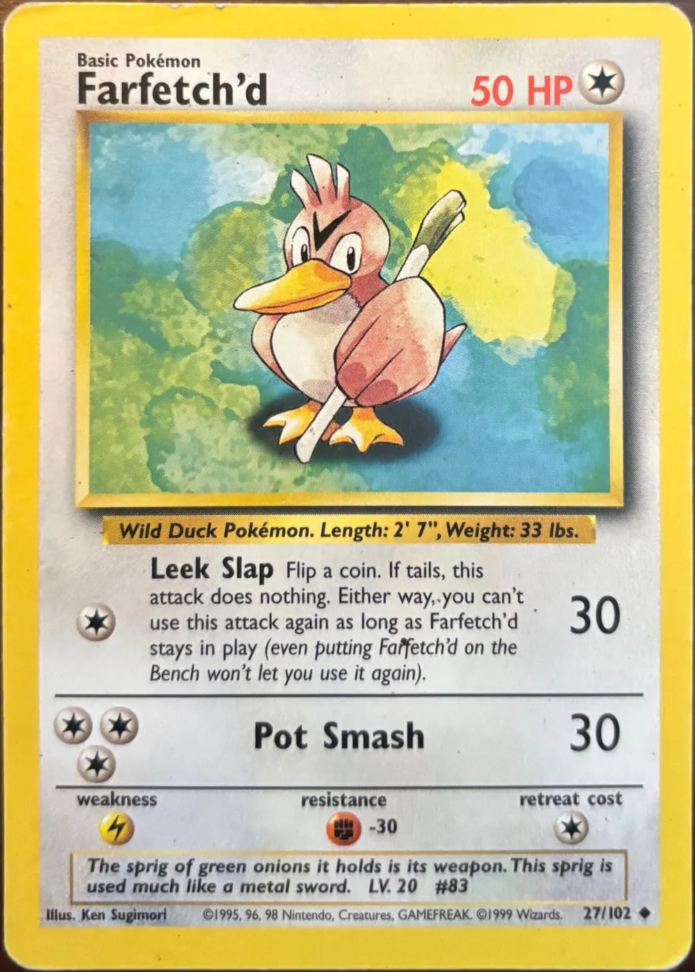 Farfetch'd 27/102, Base Set