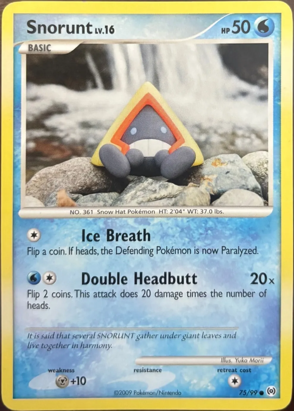 Snorunt 75/99, Platinum: Arceus — Front