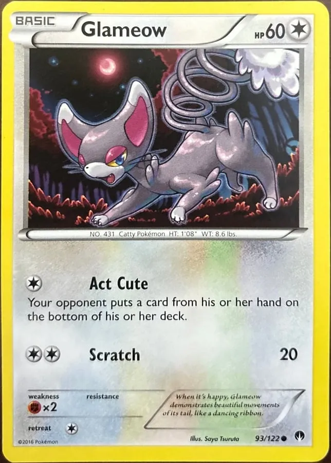 Glameow 93/122, XY: BREAKpoint
