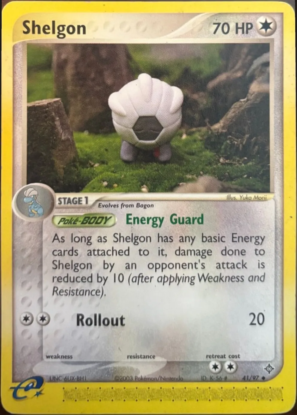 Shelgon 41/97, EX Dragon