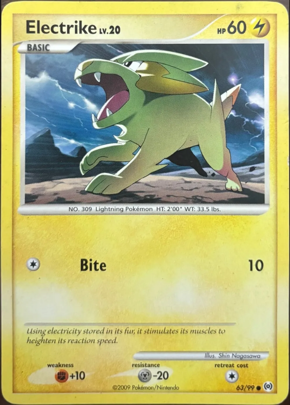 Electrike 63/99, Platinum: Arceus