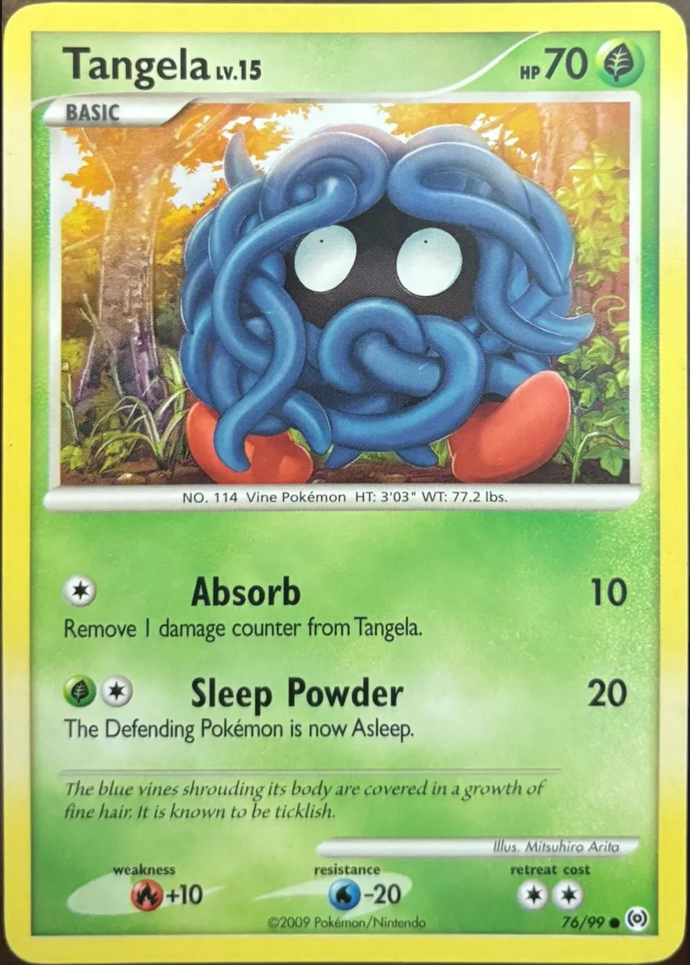 Tangela 76/99, Platinum: Arceus