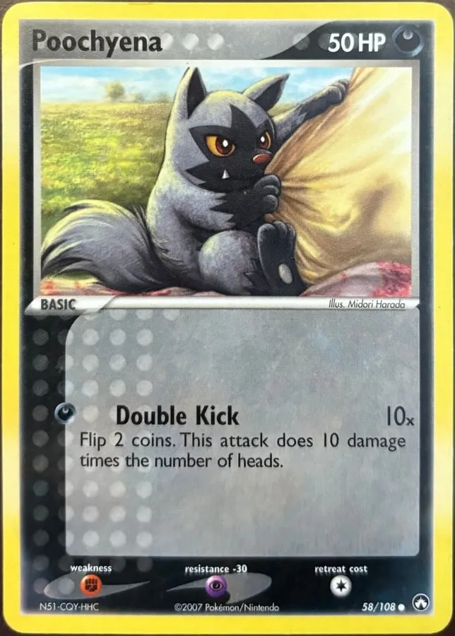 Poochyena 58/108, EX Power Keepers