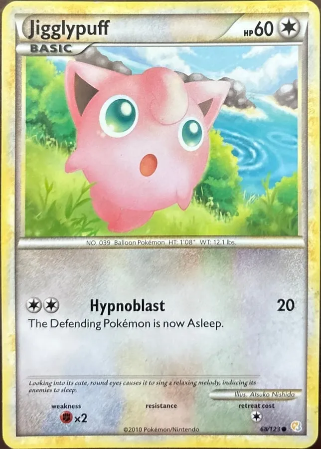 Jigglypuff 68/123, HeartGold & SoulSilver