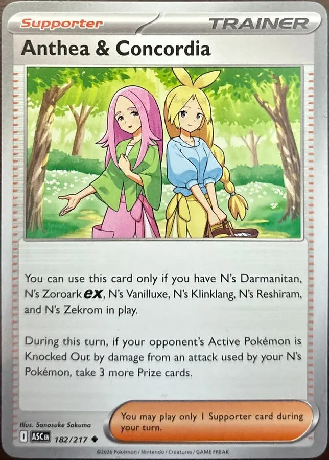 Anthea & Concordia 182/217, Mega Evolution: Ascended Heroes