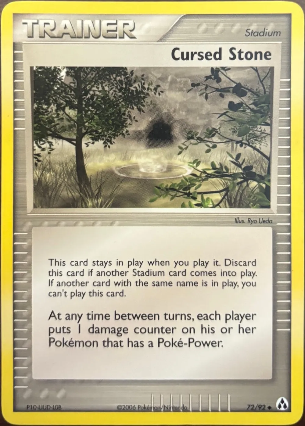 Cursed Stone 72/92, EX Legend Maker