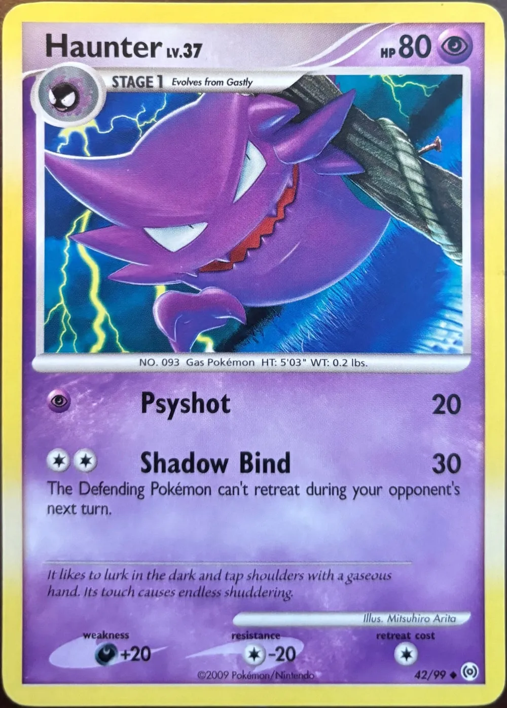 Haunter 42/99, Platinum: Arceus