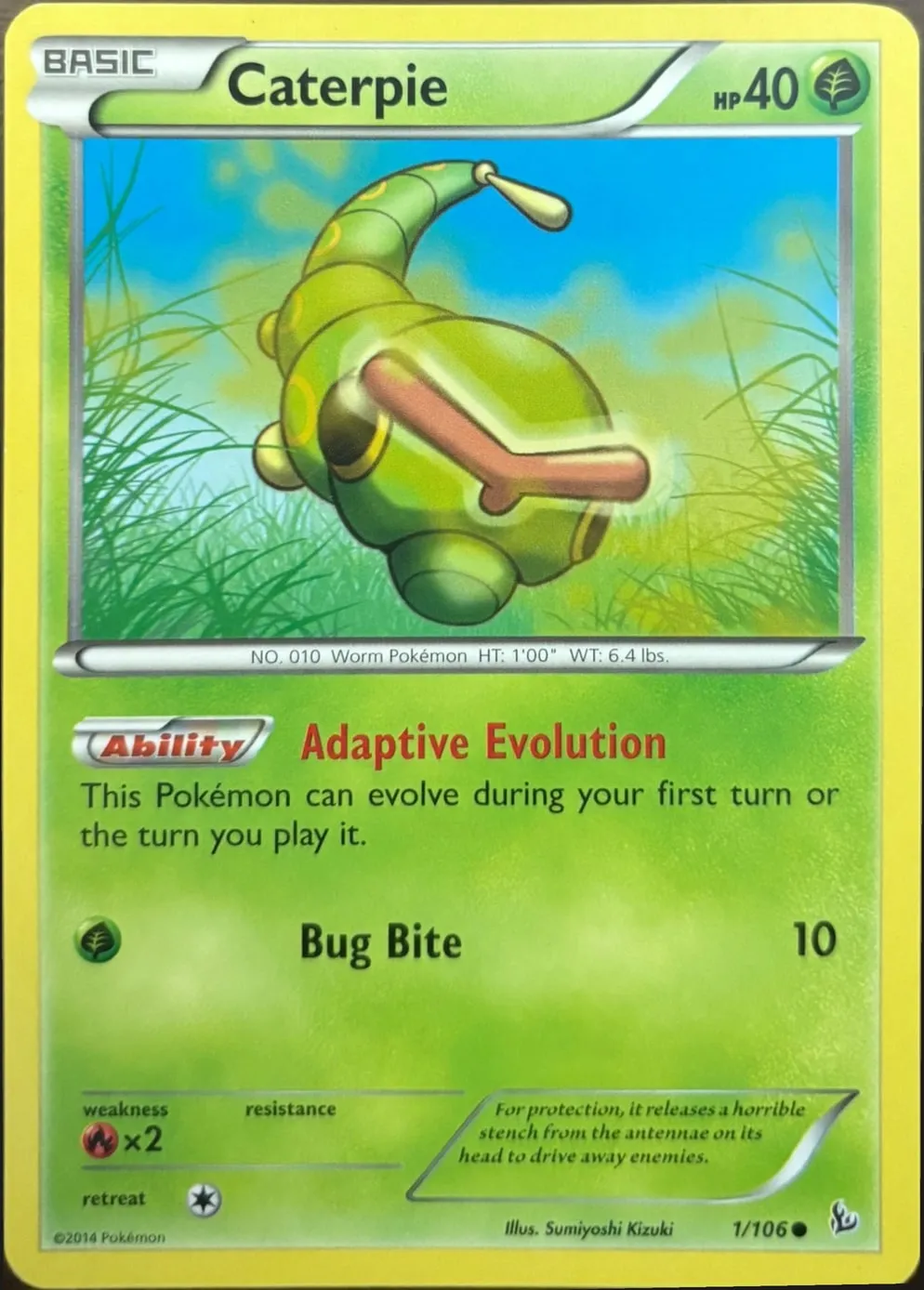 Caterpie 1/106, XY: Flashfire