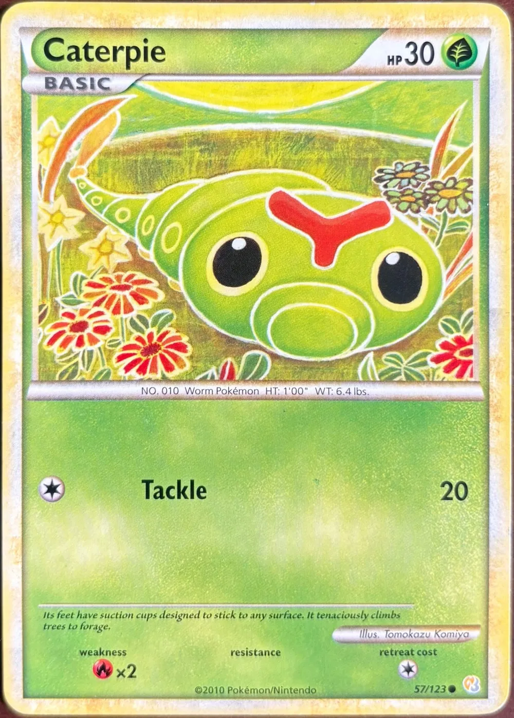 Caterpie 57/123, HeartGold & SoulSilver