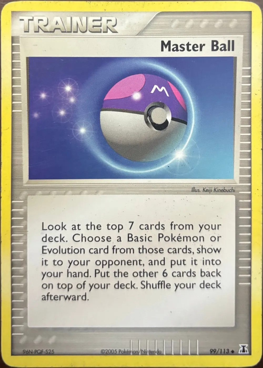 Master Ball 99/113, EX Delta Species — Front