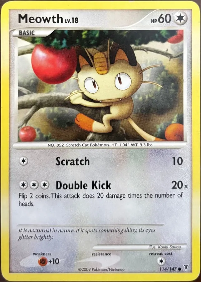 Meowth 114/147, Platinum: Supreme Victors