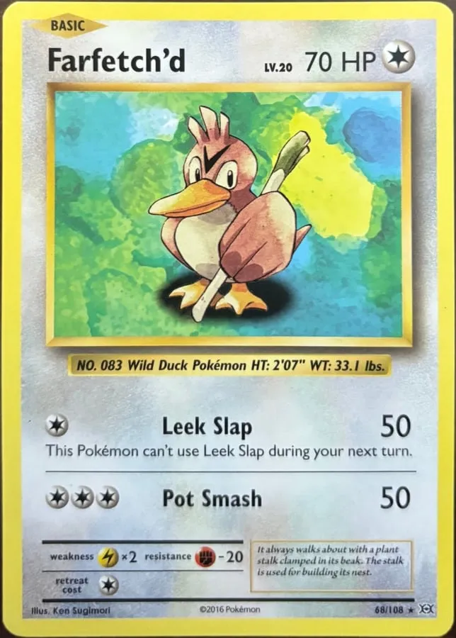 Farfetch'd 68/108, XY: Evolutions
