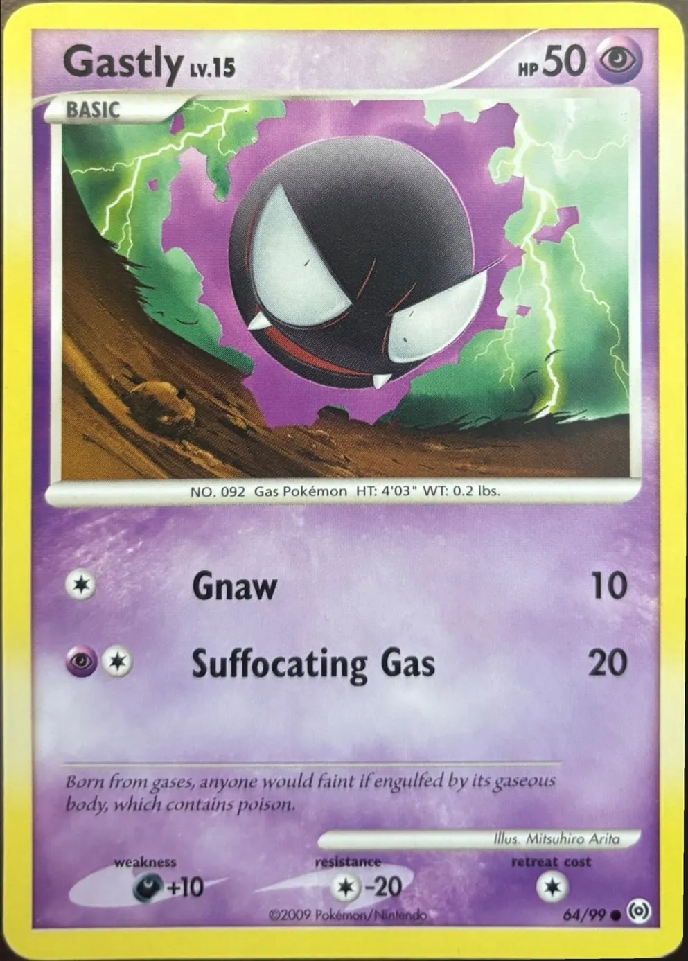Gastly 64/99, Platinum: Arceus
