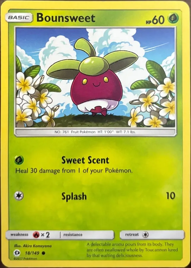 Bounsweet 18/149, Sun & Moon