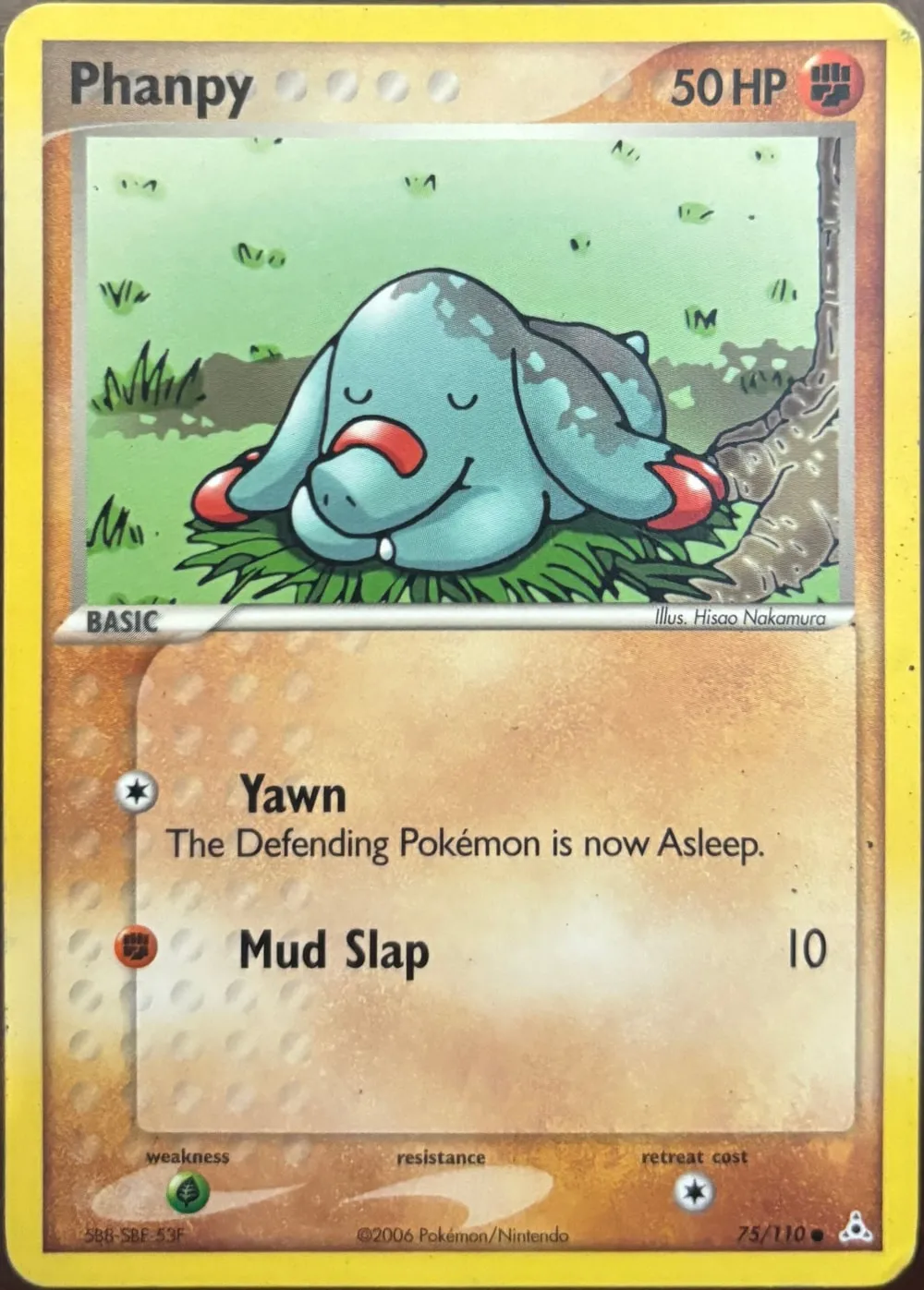 Phanpy 75/110, EX Holon Phantoms — Front