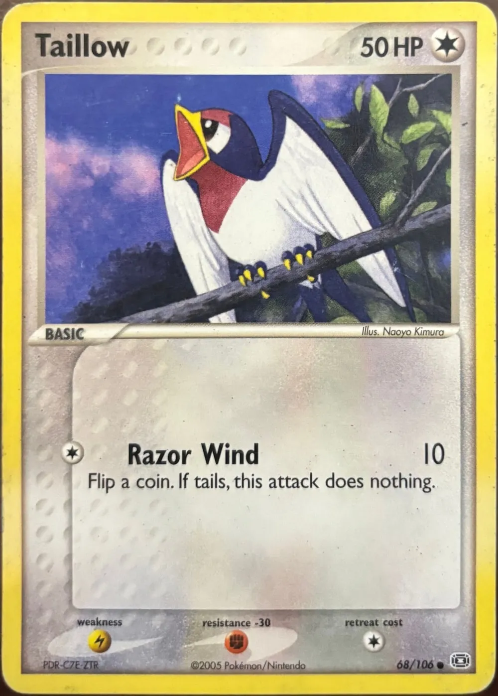 Taillow 68/106, EX Emerald