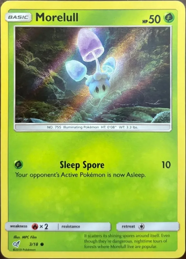 Morelull 3/18, SM: Detective Pikachu — Front