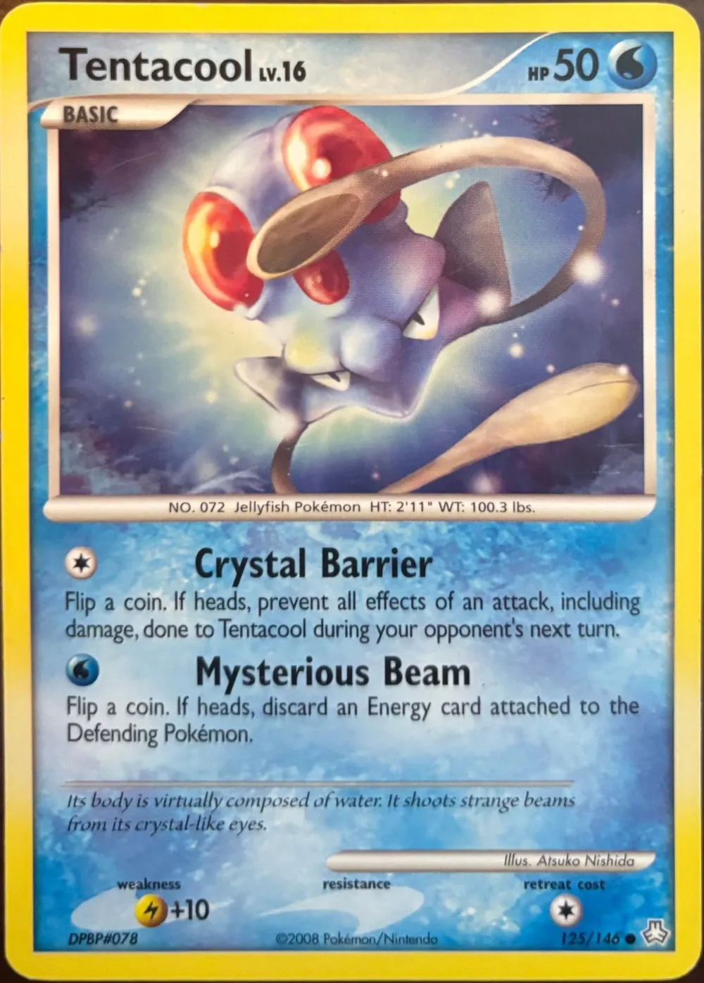 Tentacool 125/146, DP: Legends Awakened — Front
