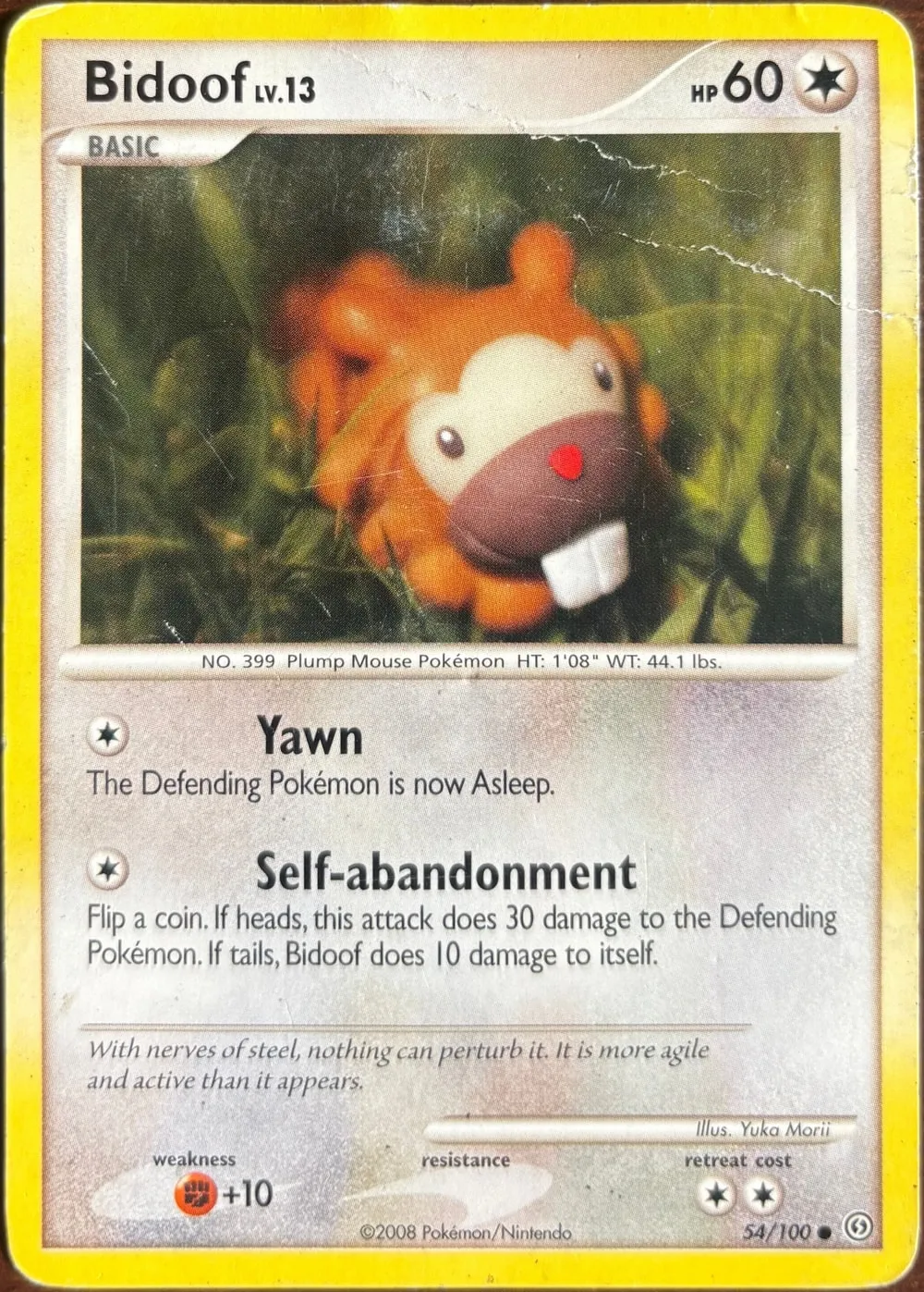 Bidoof 54/100, DP: Stormfront