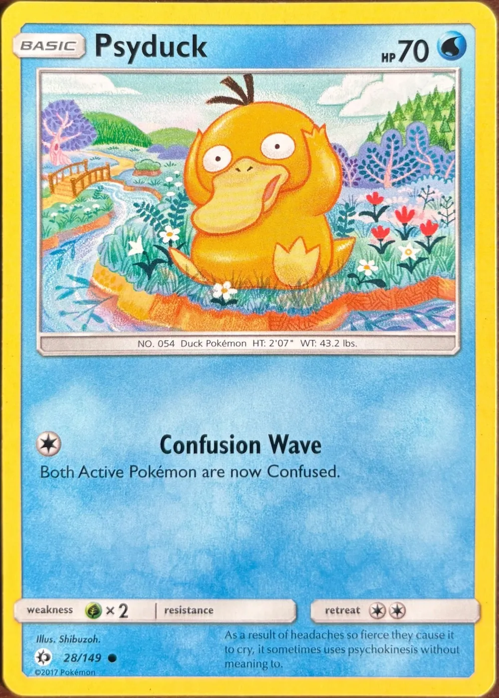 Psyduck 28/149, Sun & Moon