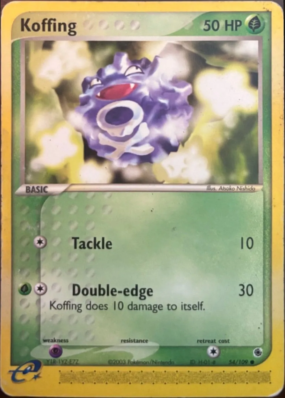 Koffing 54/109, EX Ruby & Sapphire