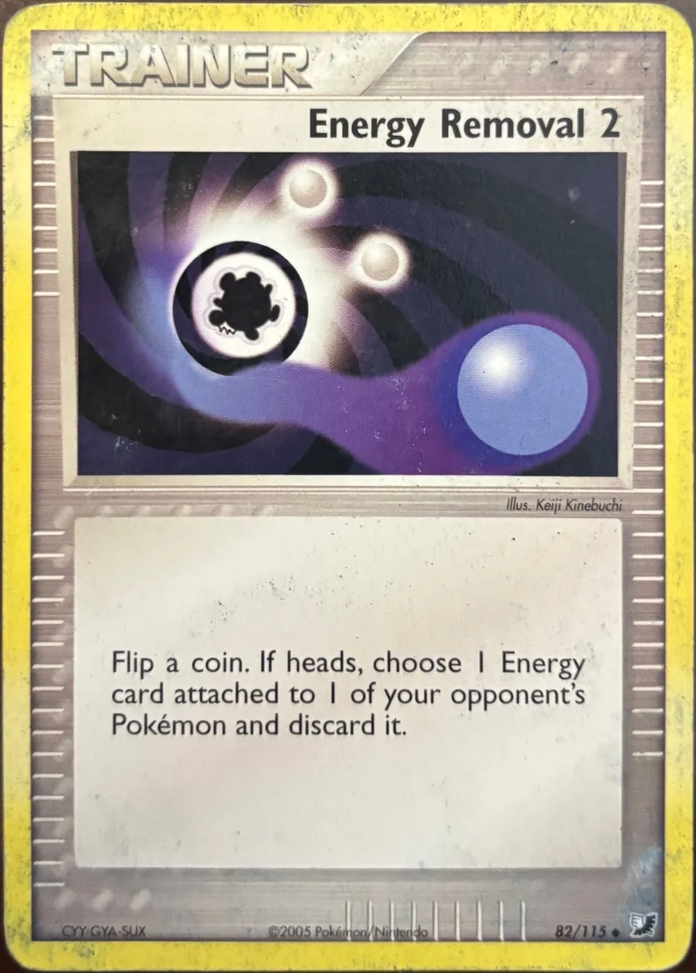 Energy Removal 2 82/115, EX Unseen Forces