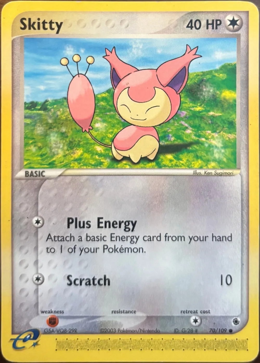 Skitty 70/109, EX Ruby & Sapphire