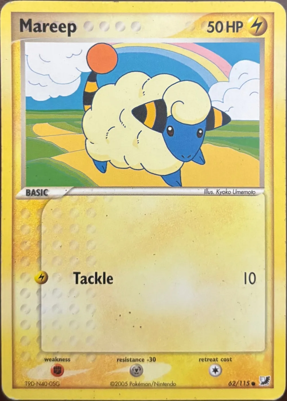 Mareep 62/115, EX Unseen Forces