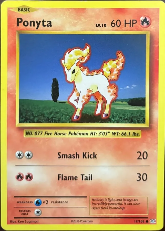 Ponyta 19/108, XY: Evolutions