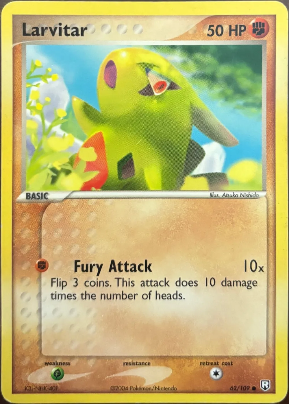 Larvitar 62/109, EX Team Rocket Returns