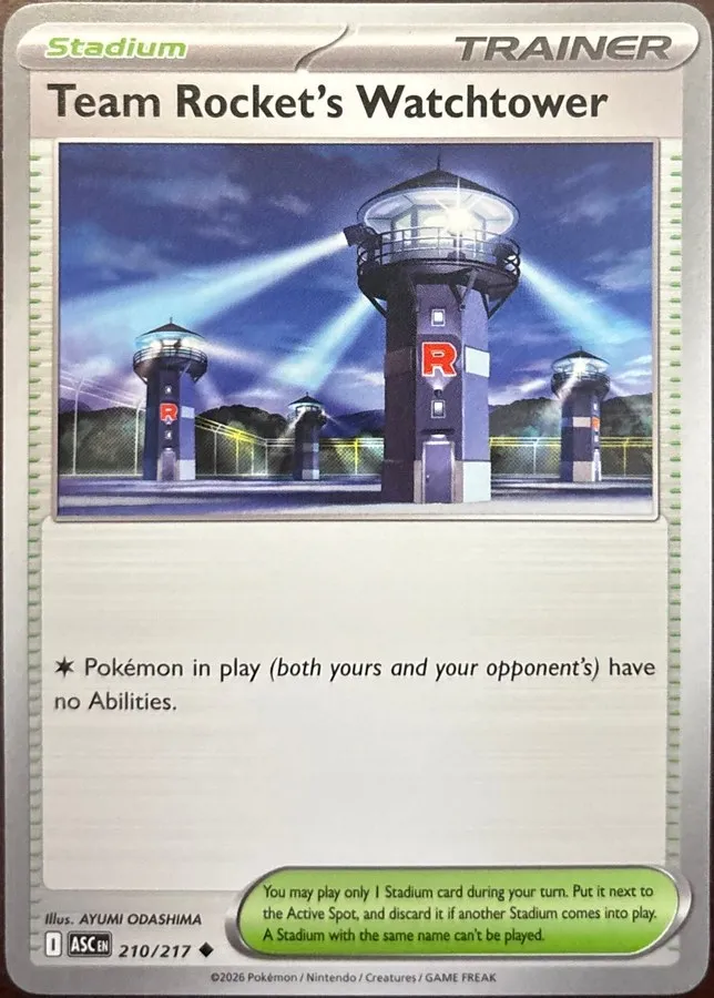 Team Rocket's Watchtower 210/217, Mega Evolution: Ascended Heroes
