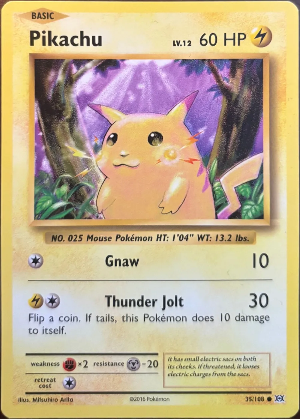 Pikachu 35/108, XY: Evolutions