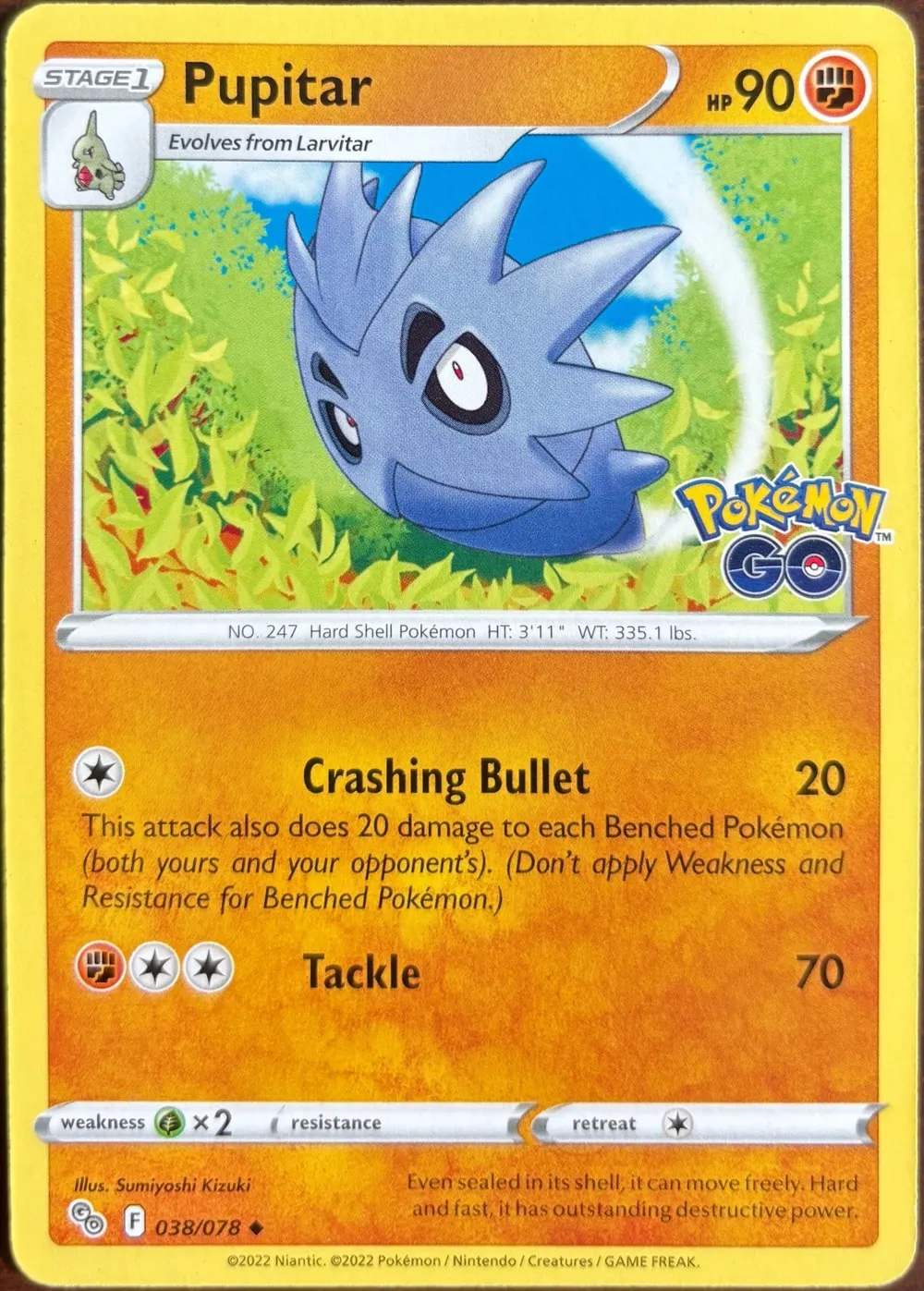 Pupitar 038/078, SWSH: Pokémon GO