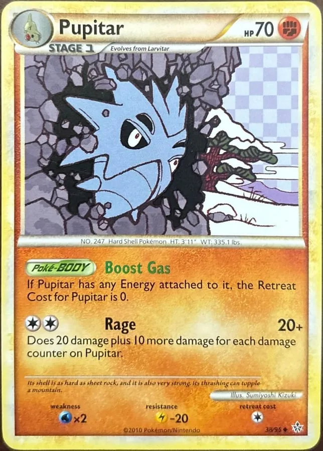 Pupitar 38/95, HGSS: Unleashed