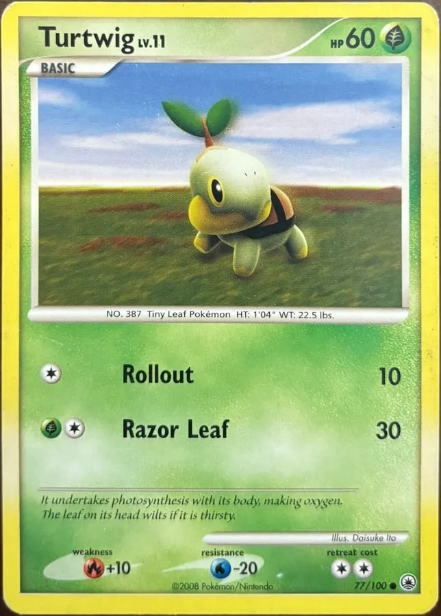 Turtwig 77/100, DP: Majestic Dawn