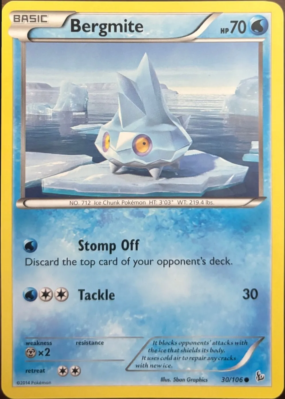 Bergmite 30/106, XY: Flashfire