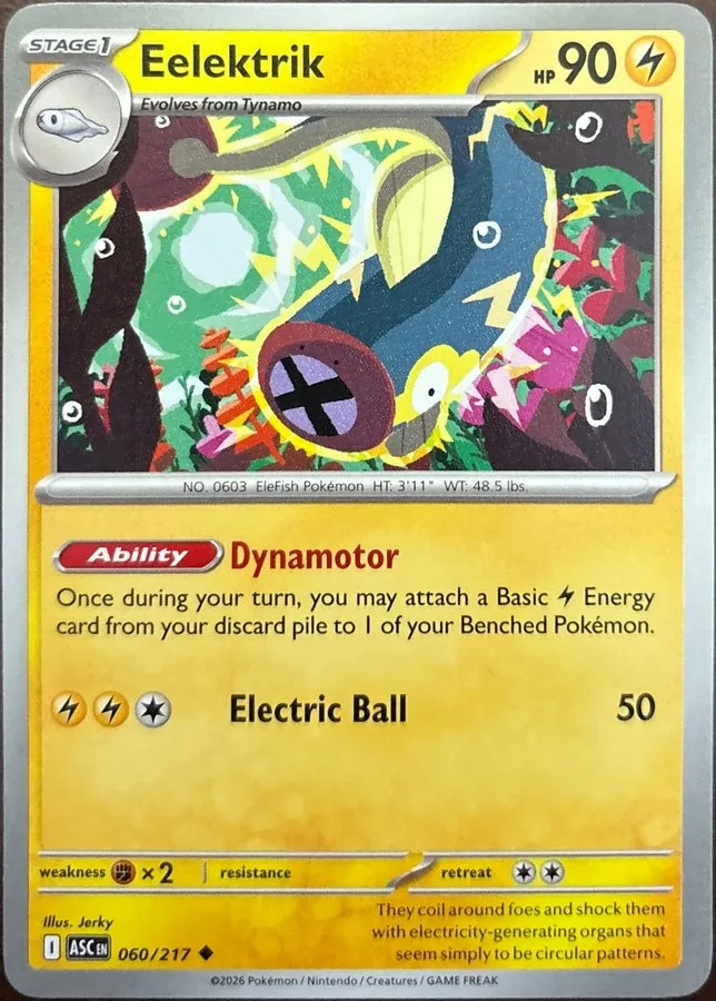 Eelektrik 060/217, Mega Evolution: Ascended Heroes