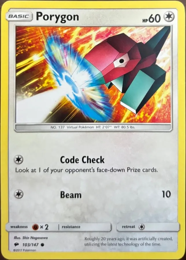 Porygon 103/147, SM: Burning Shadows