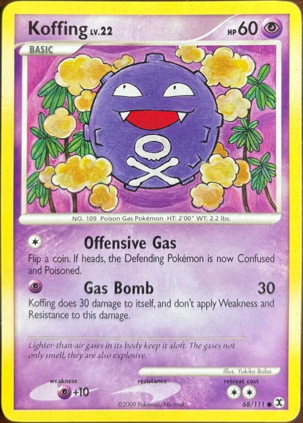 Koffing 68/111, Platinum: Rising Rivals