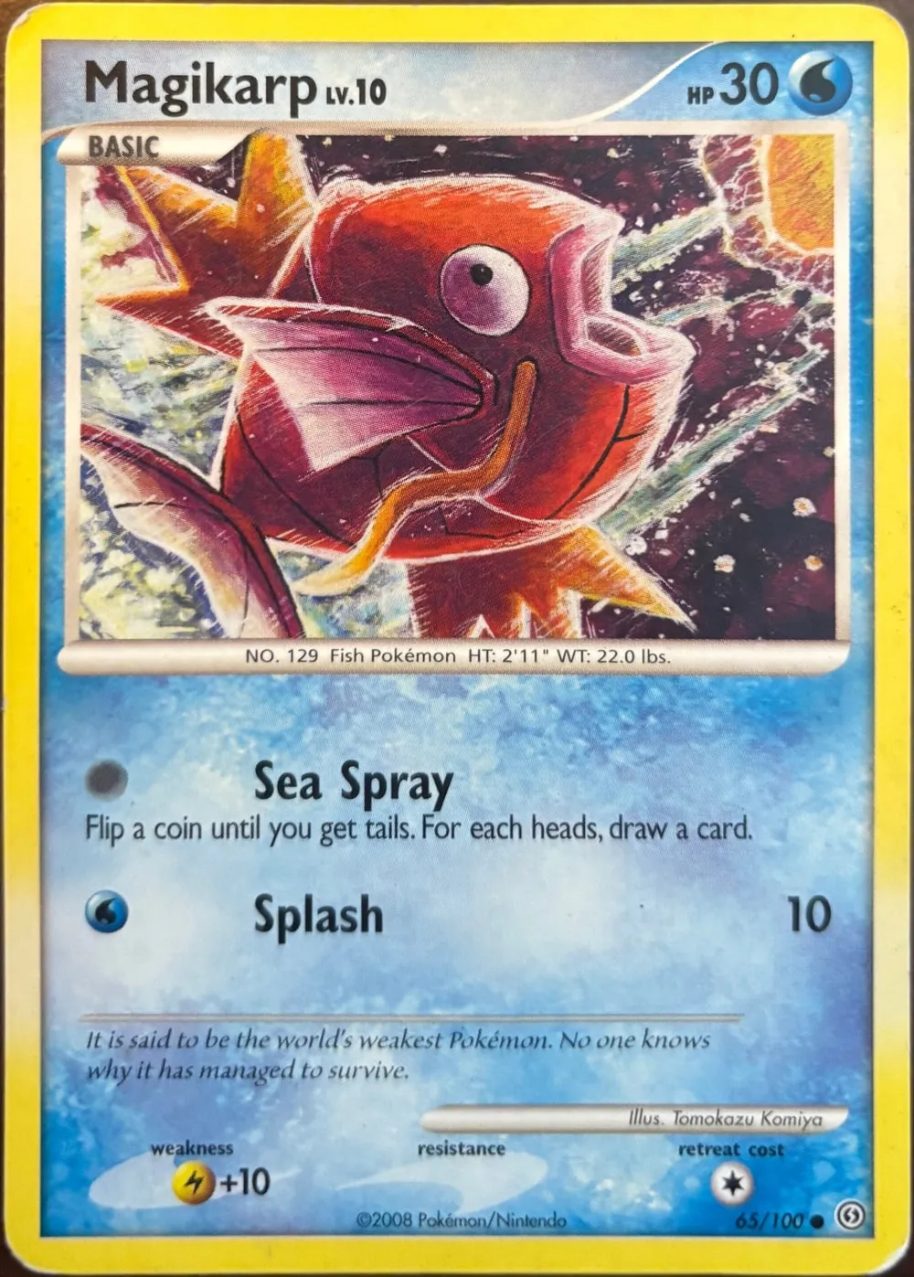 Magikarp 65/100, DP: Stormfront