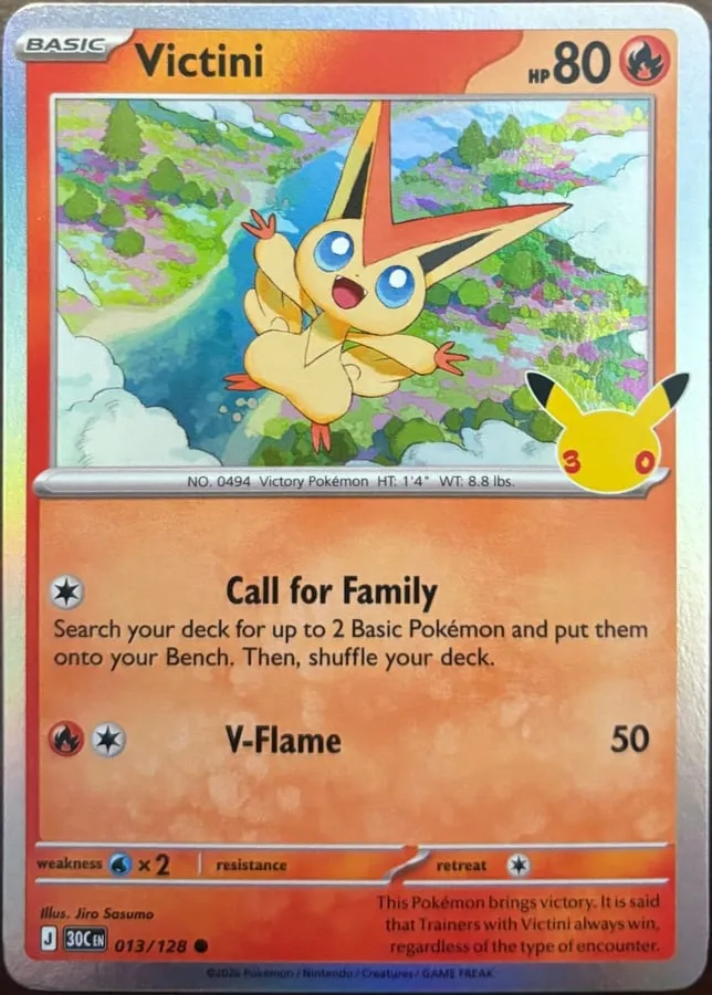 Victini 013/128, 30th Celebration