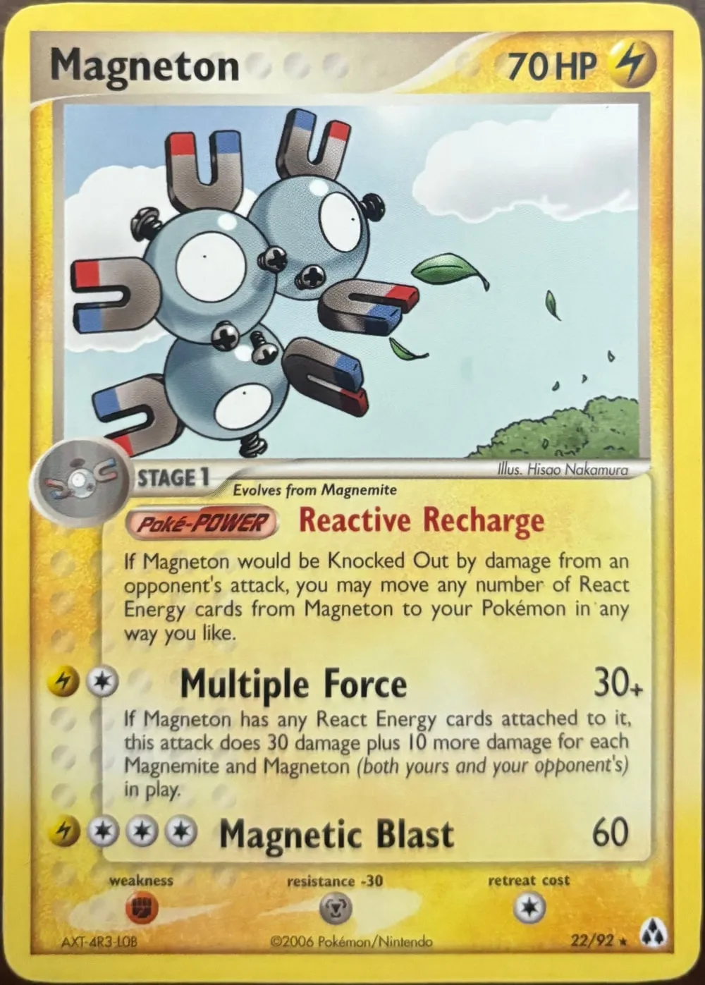 Magneton 22/92, EX Legend Maker