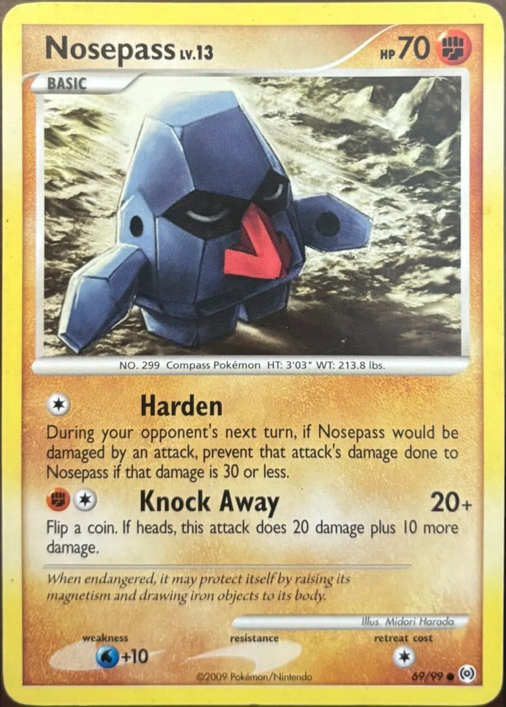 Nosepass 69/99, Platinum: Arceus