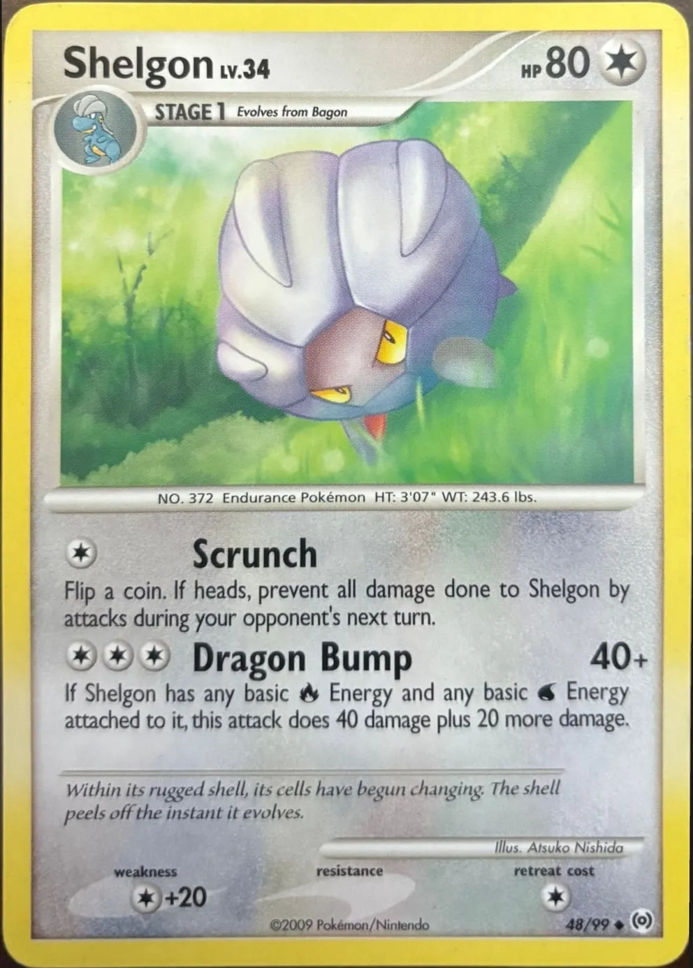 Shelgon 48/99, Platinum: Arceus