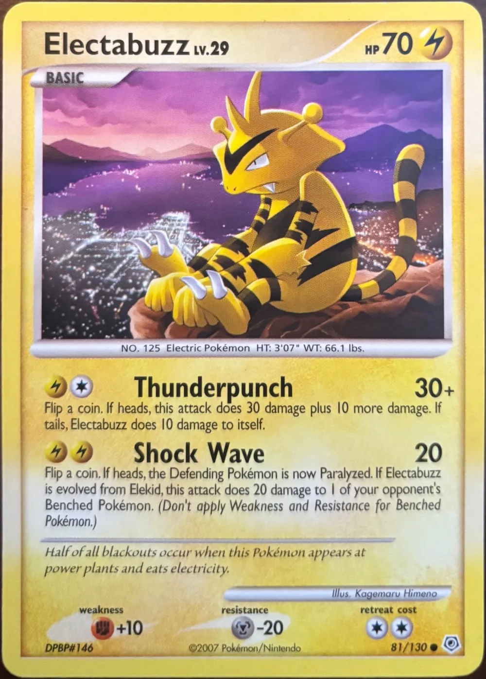Electabuzz 81/130, Diamond & Pearl